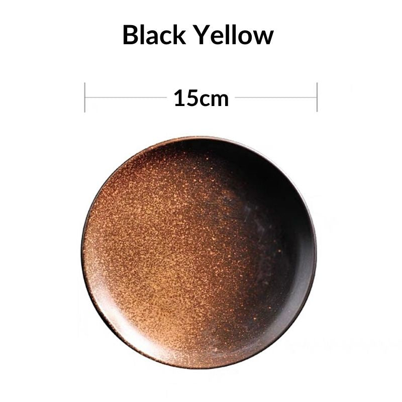 C&C Japanese Plate Ceramic Tableware Japanese Tableware Home Restaurant Kiln Ceramic Snack Plate Seramik Pinggan