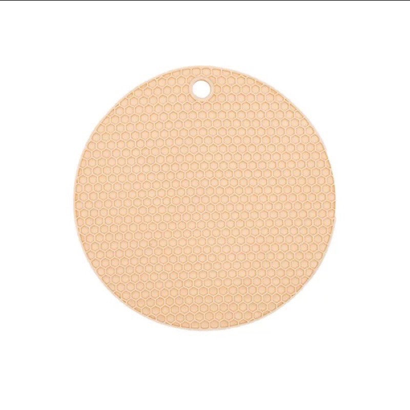 LARGE Silicone Heat Resistant Mat Trivet Pad Multipurpose Non-Slip Hot Pads for Kitchen Potholders Honeycomb