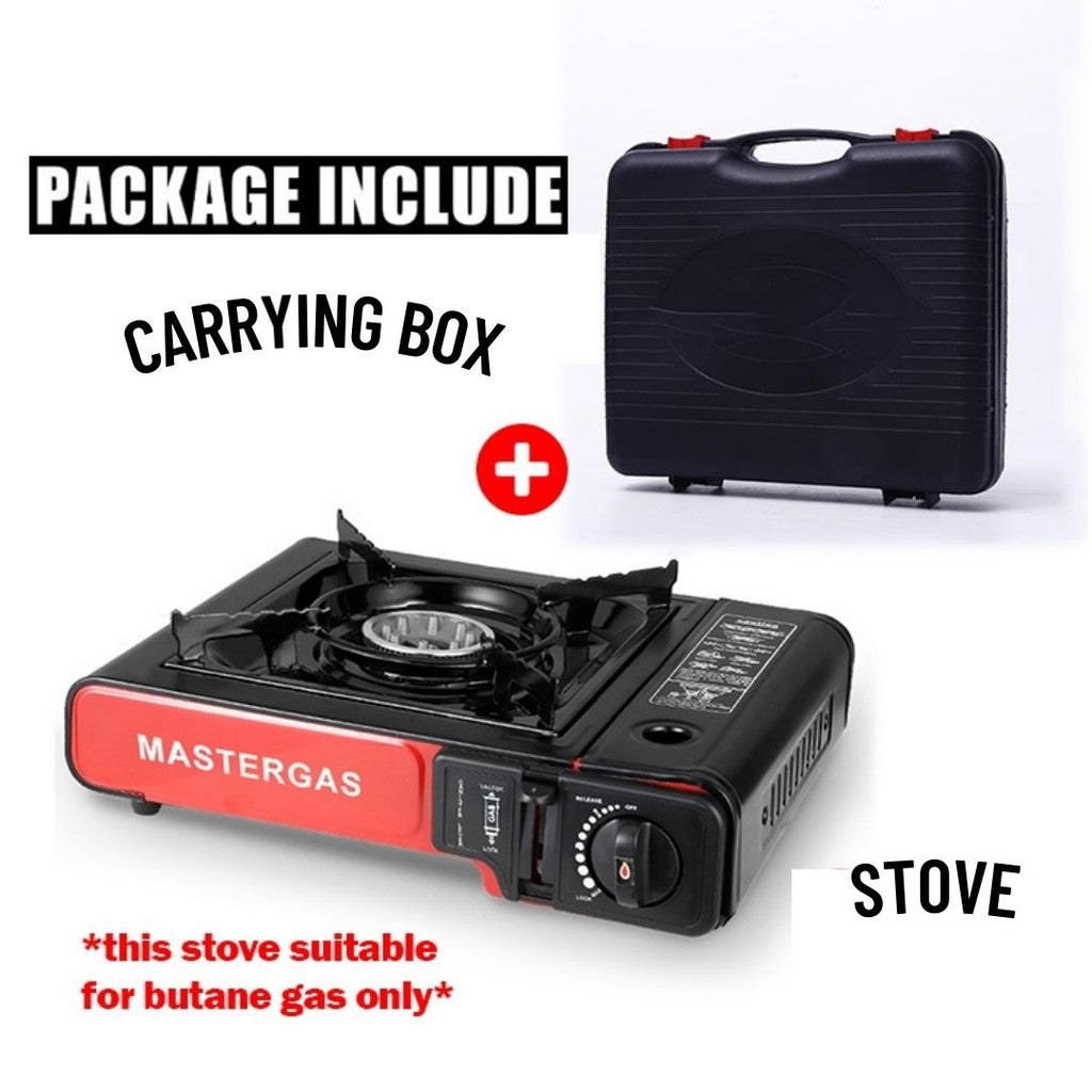 Portable Steamboat Gas Stove Cooker Stove Portable Butane Gas Burner with Carrying Case For Steamboat Picnic Camping