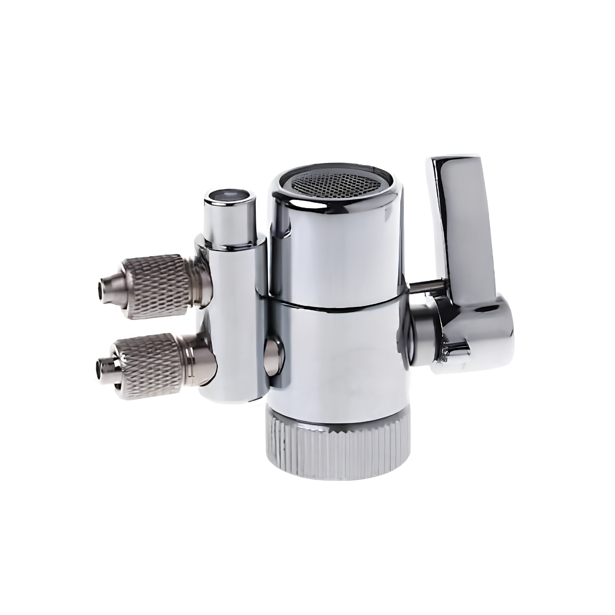 Ecoyang 1/4 Inches Two Way Stainless Steel Adapter Silver