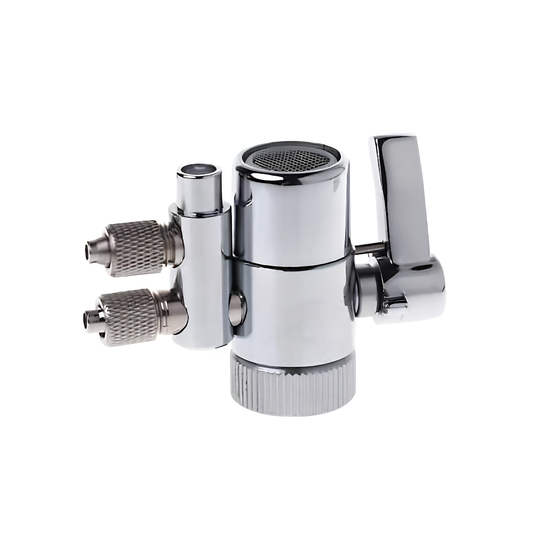 Ecoyang 1/4 Inches Two Way Stainless Steel Adapter Silver