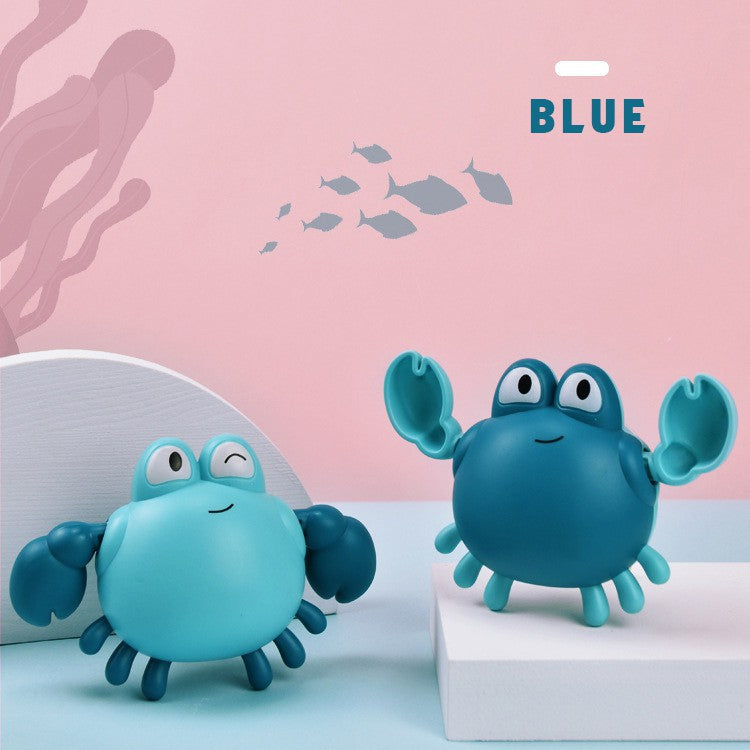Baby Bath Toys Children Cartoon Crab Whale Penguin Swimming Environmental Protection Material Clockwork Winding Drive