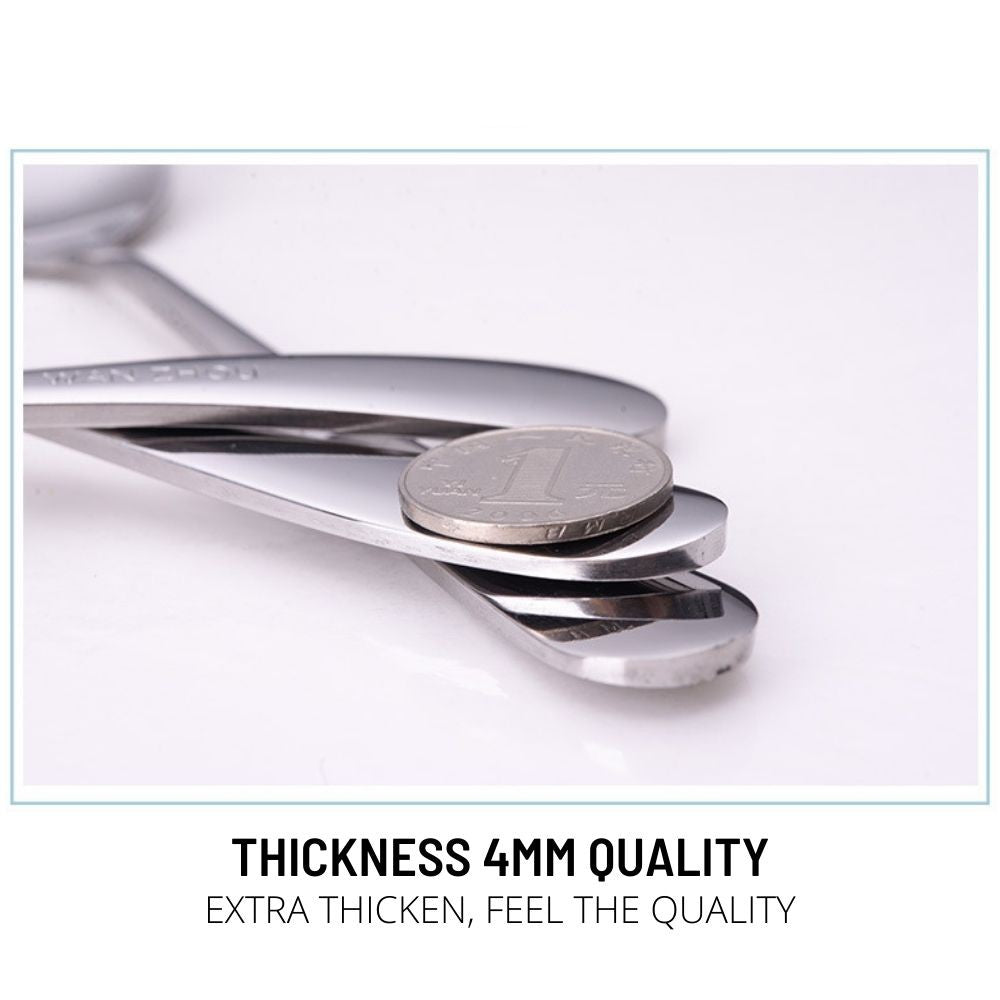 Premium Stainless Steel Serving Spoon Large Dinner Spoon Thicken Buffet Serving Spoon Sharing Spoon 22cm