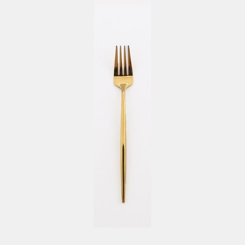 Gold Cutlery Set Stainless Steel Portable Dinnerware Set Mirror Polishing Food Steak Fork Spoon Knife Chopsticks