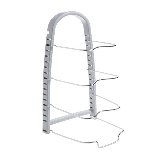 Multipurpose Pot and Pans Organiser Rak Penitup Periuk Lid Rack Organizer for Kitchen Countert Lid Holder