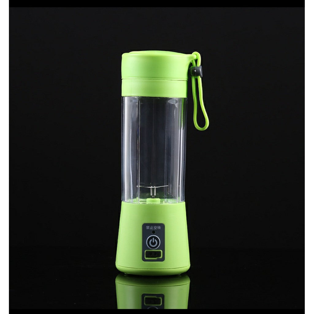 2 Blades Juicer USB Portable Electric Fruit Juicer Cup Bottle Mixer Rechargeable Juice Blender 380ml