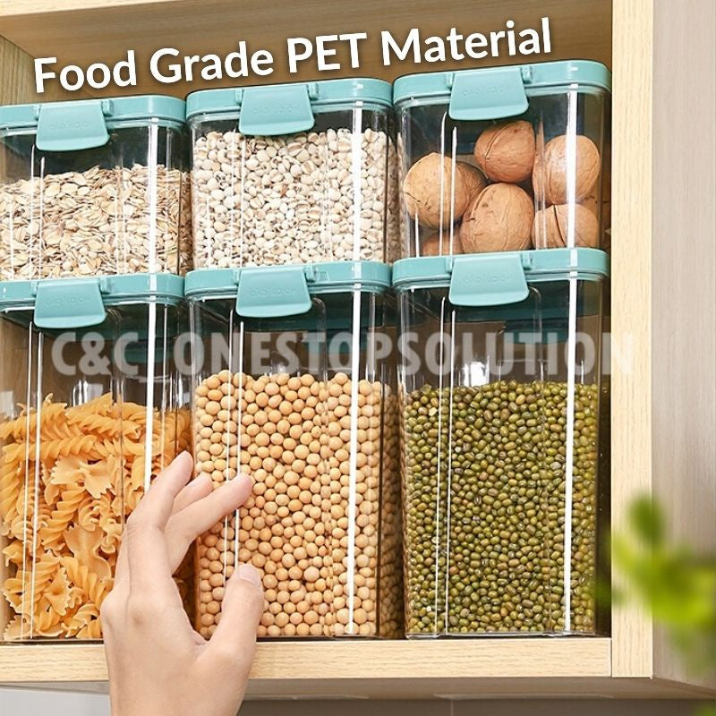 C&C Food Storage Box Snack Box Sealed Container Refrigerator Fridge Kitchen Storage Box Bekas Kedap Udara