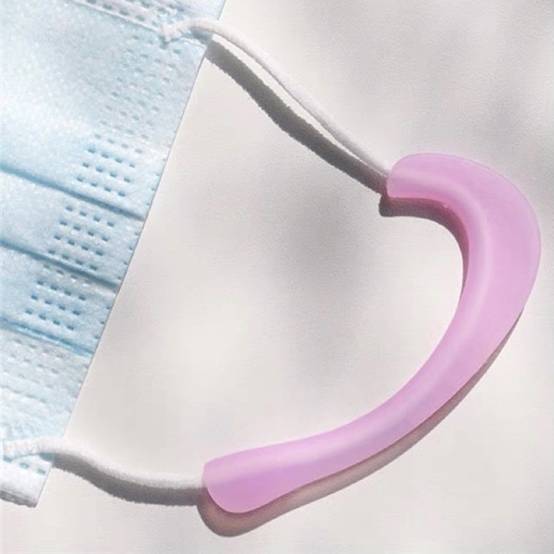 C&C Soft Silicone Reusable Washable Ear Hook Face Mask Hold Face Mask Soft Ear Protection Hook Tali Telinga Getah