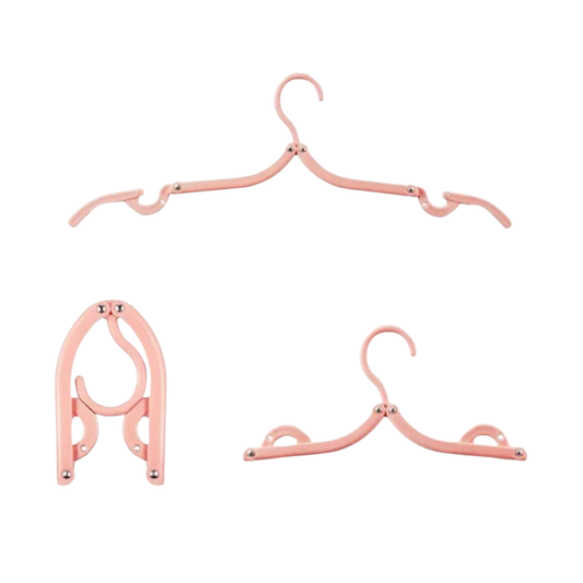 Foldable Travel Hanger Home Camping Mini Non-slip Clothes Shirt Sweaters Dress Hanger Drying Rack 1 PIECE