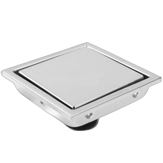 FULL SUS304 Antique Bathroom Grates Durable Insert Hair Floor Drain Square Stainless Steel Floor Grating Anti-odor