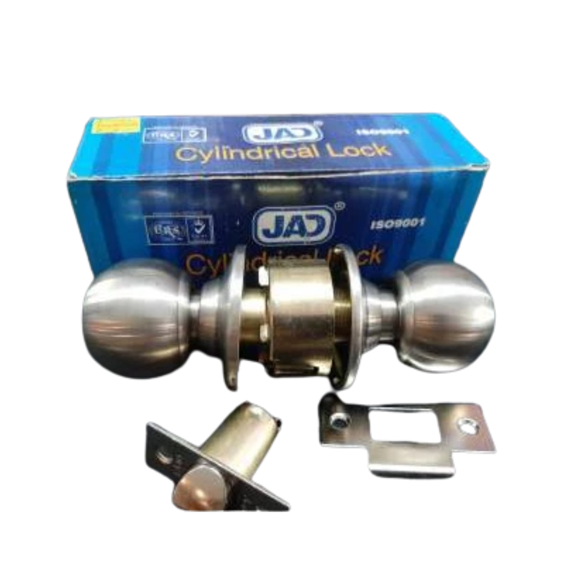JAD Satin Finish Cylindrical Door Knob Lock-Privacy (NO KEY) 3871 60MM