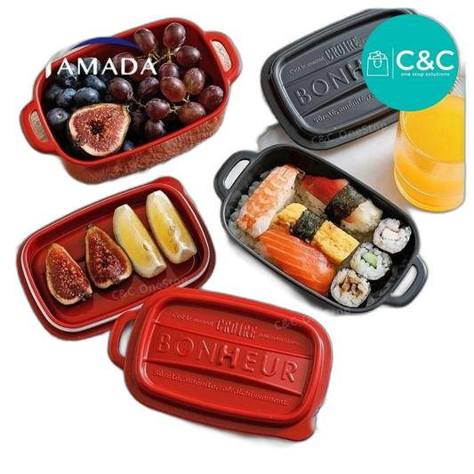 Japan Yamada Bonheur Seal Preservation Lunch Box Food Storage Box Bento Box