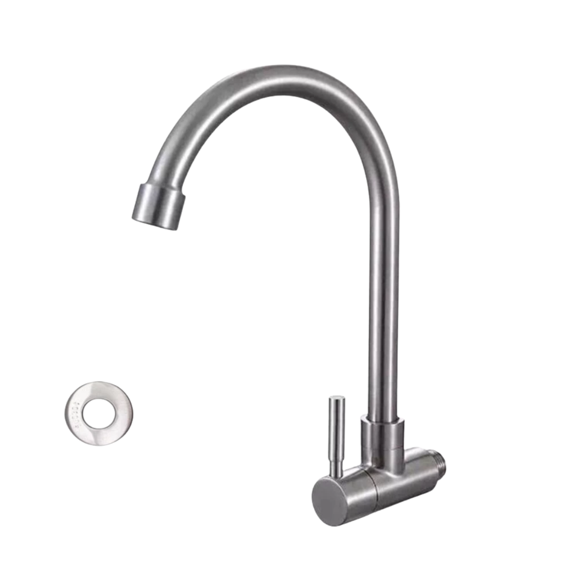 KITCHEN FAUCET STAINLESS STEEL SUS 304 WALL MOUNTED SINK TAP 360 Degree free rotation