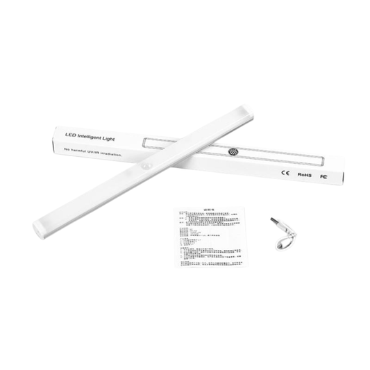 LED Closet Light 20-LED Dimmer Rechargeable Motion Sensor Under Cabinet Lighting Wireless Stick-Anywhere Night Light