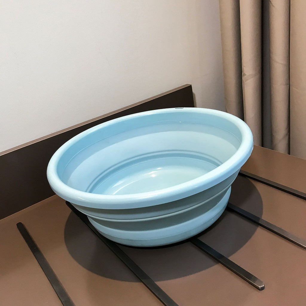 Multipurpose Collapsible Foldable Wash Travel Basin Collapsible Folding Basin Travel Face Washing Bucket