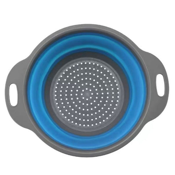 C&C Foldable Strainer Basket Collapsible Colanders Foldable Strainer Basket Food-Grade Silicone Collapsible