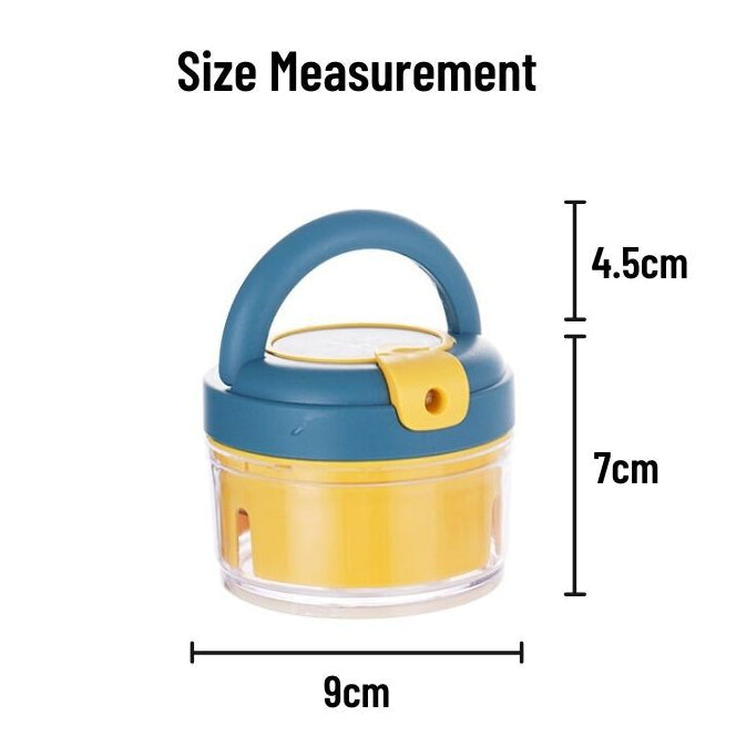 200ml Easy Manual Hand Pull Speedy Chopper Blender Mixer Mini Sharp Blade for Garlic Foof Sherdder