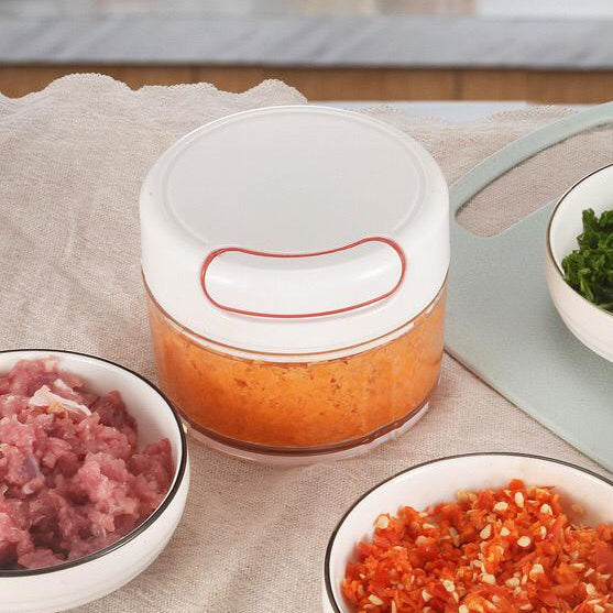 200ml Easy Manual Hand Pull Speedy Chopper Blender Mixer Mini Sharp Blade for Garlic Foof Sherdder