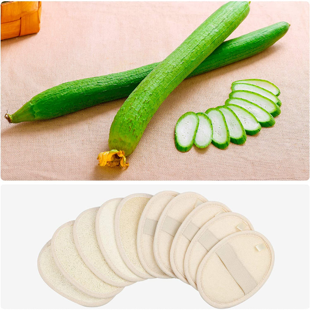 C&C Natural Exfoliating Loofah Buang Daki Pad Bath Shower Sponge Body Scrub Washing Pad Skin Care Shower Body