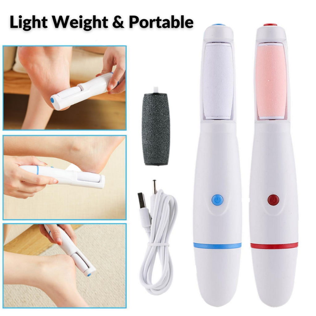 Electric Callus Remover Portable Foot File Pedicure Tools Electric Grinder Rechargeable Foot Care Penggelek Kaki