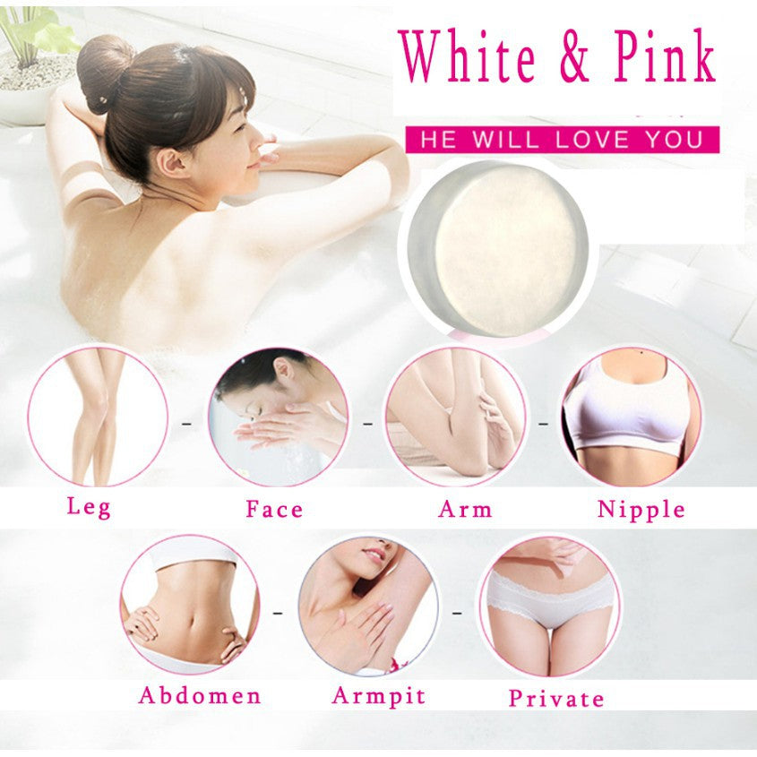 Active Enzyme Crystal Whitening Soap Charming Effective Body Sabun Pencerah Pemutih Badan