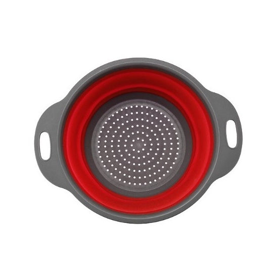 C&C Foldable Strainer Basket Collapsible Colanders Foldable Strainer Basket Food-Grade Silicone Collapsible