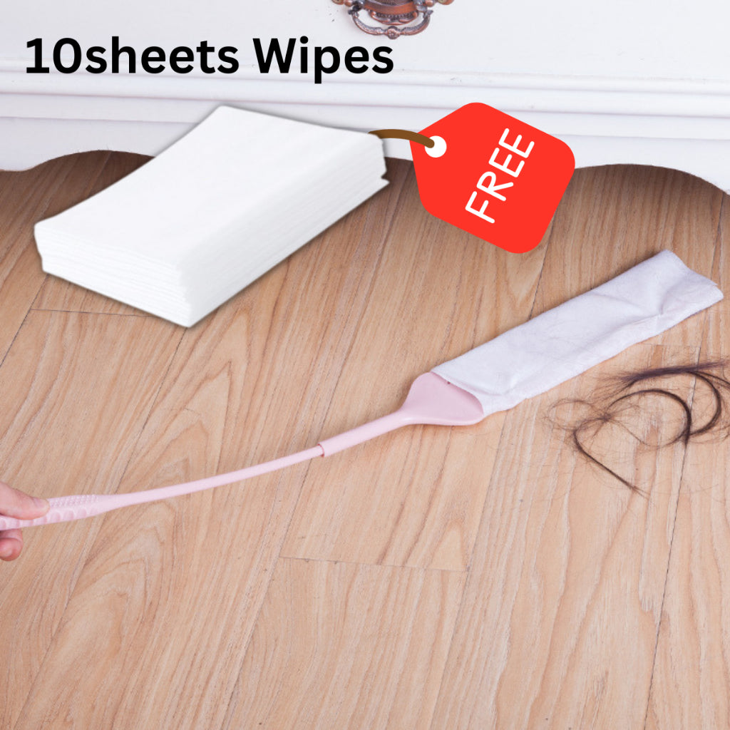 Brush Penyapu Lantai Broom Microfiber Adjustable Penyapu Habuk Duster Cleaner Sawang Cleaning Tools