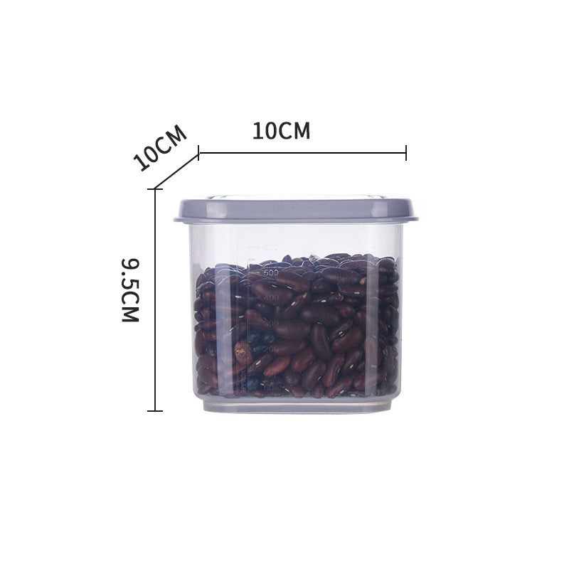 5pcs/set Stackable Airtight Twist Lock Transparent Food Storage Container Food Sealed Box Vacuum Sealed Kedap Udara