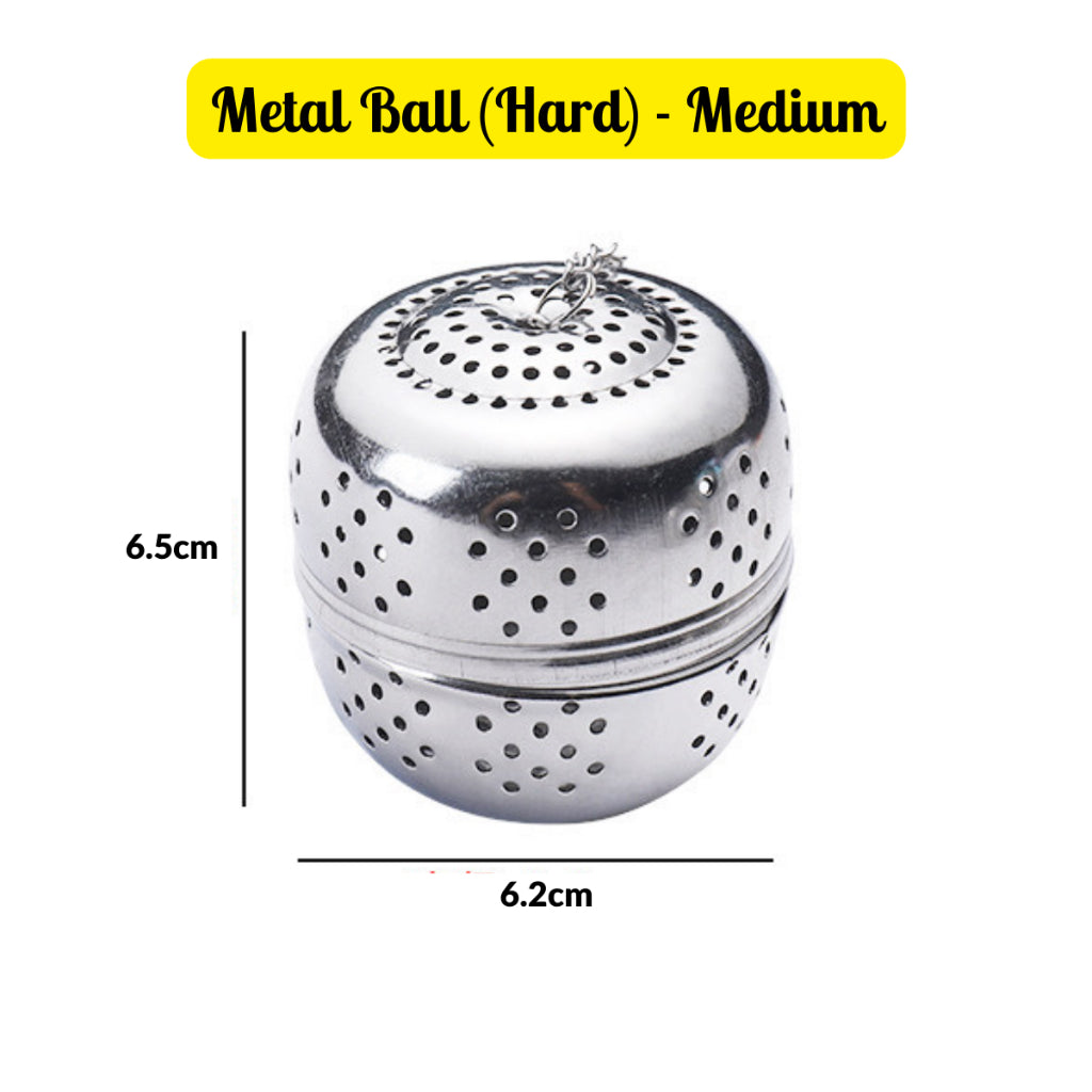 C&C Stainless Steel Tea Infuser Filter Locking Spice Tea Ball Mesh Strainer Bola Perasa Keluli Tahan Karat