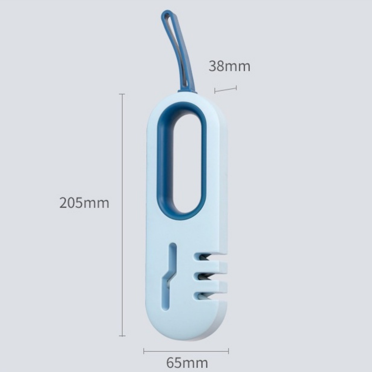 4In1 Knife Sharpener Kitchen Household Grinding Manual Knife Scissors Sharpener Pengasah Pisau Alat Pengisar