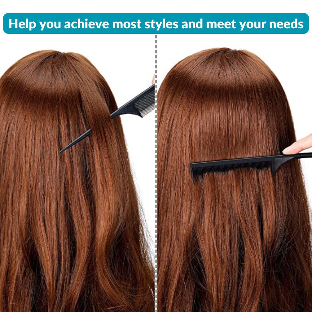 C&C Pointed Tail Combs Fine Tooth Comb Anti Static Hairbrushes Hairdressing Professional Makeup Tool Sikat Rambut