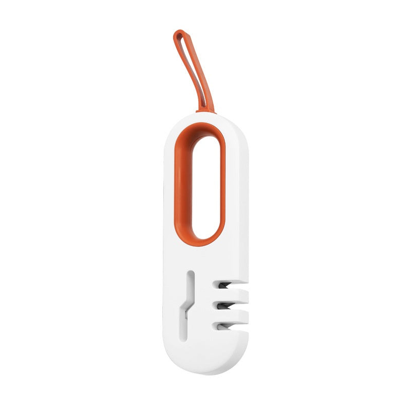 4In1 Knife Sharpener Kitchen Household Grinding Manual Knife Scissors Sharpener Pengasah Pisau Alat Pengisar