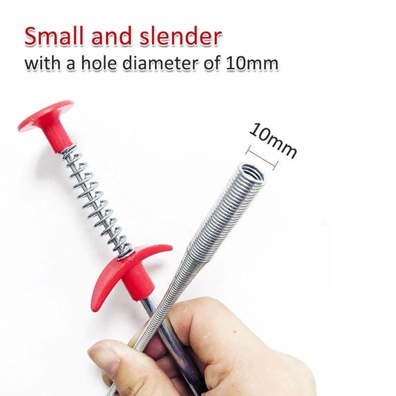 Snake Drain Cleaner Spring Gripper Clog Remover Pipe Pembersih Sinki Singki Tandas Paip Lubang Dapur Tersumbat