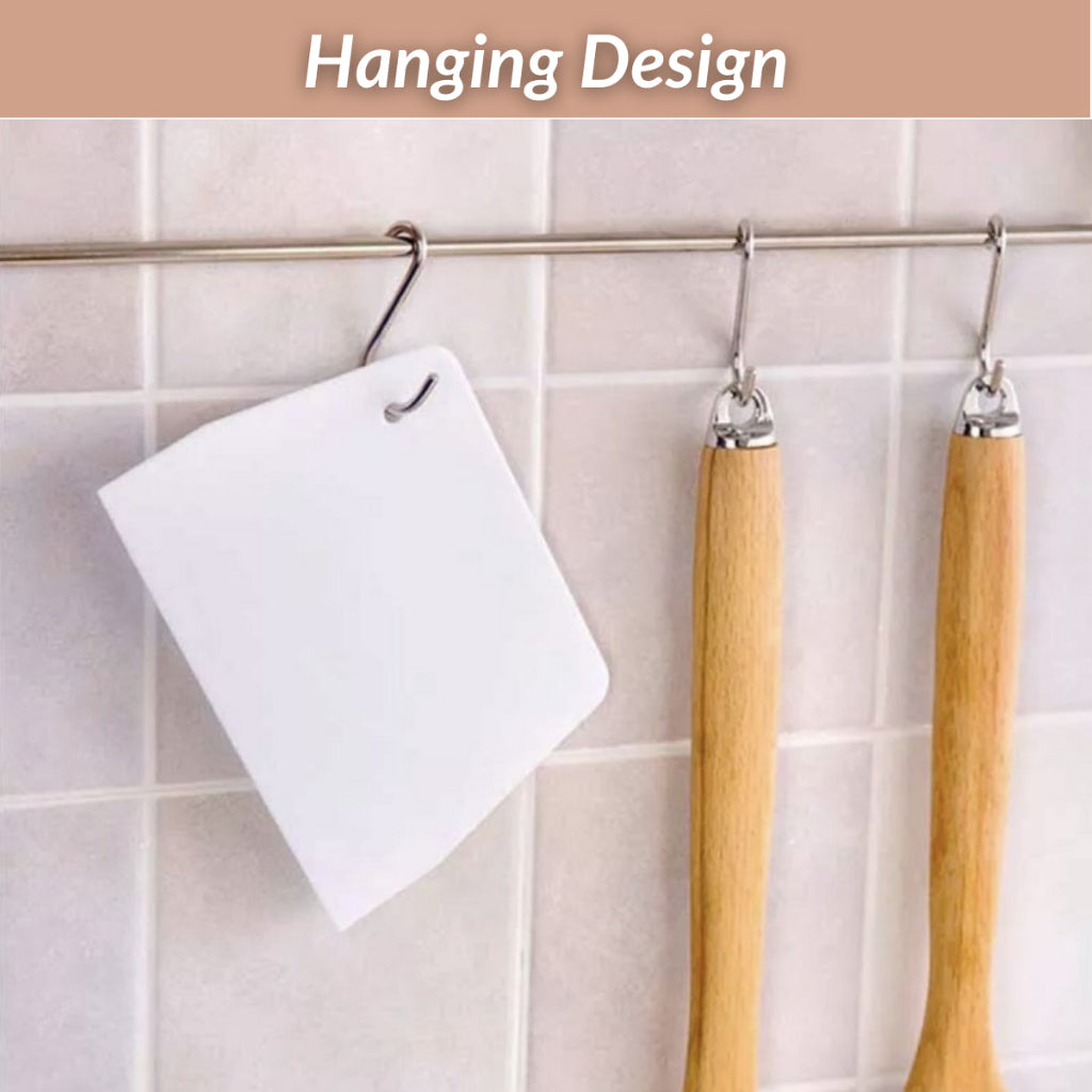 C&C 1pc Pastry Dough Plastic Cutter Scraper Baking Dough Cake Food Kitchen Tool Trapezoid Kitchen Accessories