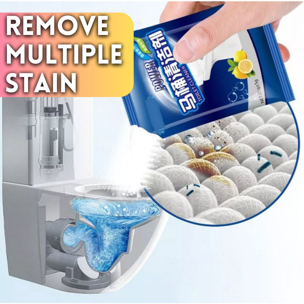 1pcs powder Toilet Cleaner Multifunctional Cleaner Fast Remover Concentrate Lemon Home Bathroom Toilet Floor Cleaning