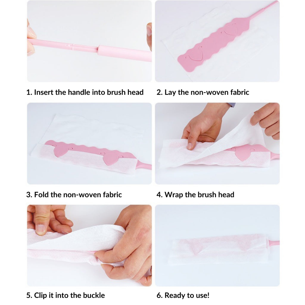 C&C Gap Cleaning Duster Electrostatic Bendable Gap Brush Disposable Non-Woven Dust Cleaner Berus Bawah Katil Habuk