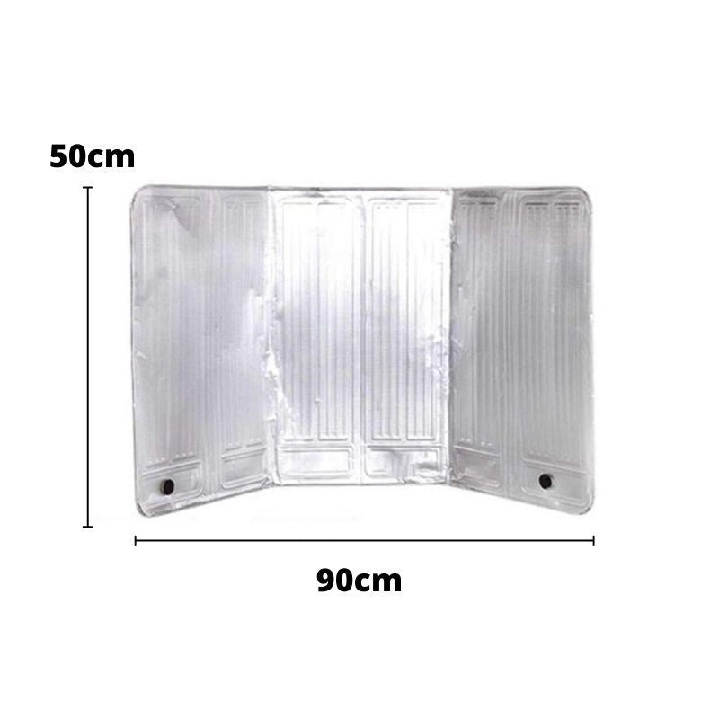 C&C Magnetic Pelindung Dapur Gas/Penghadang Percikan Minyak Oil Splash Guard Aluminum Foil Heat Resistant Stove Shield