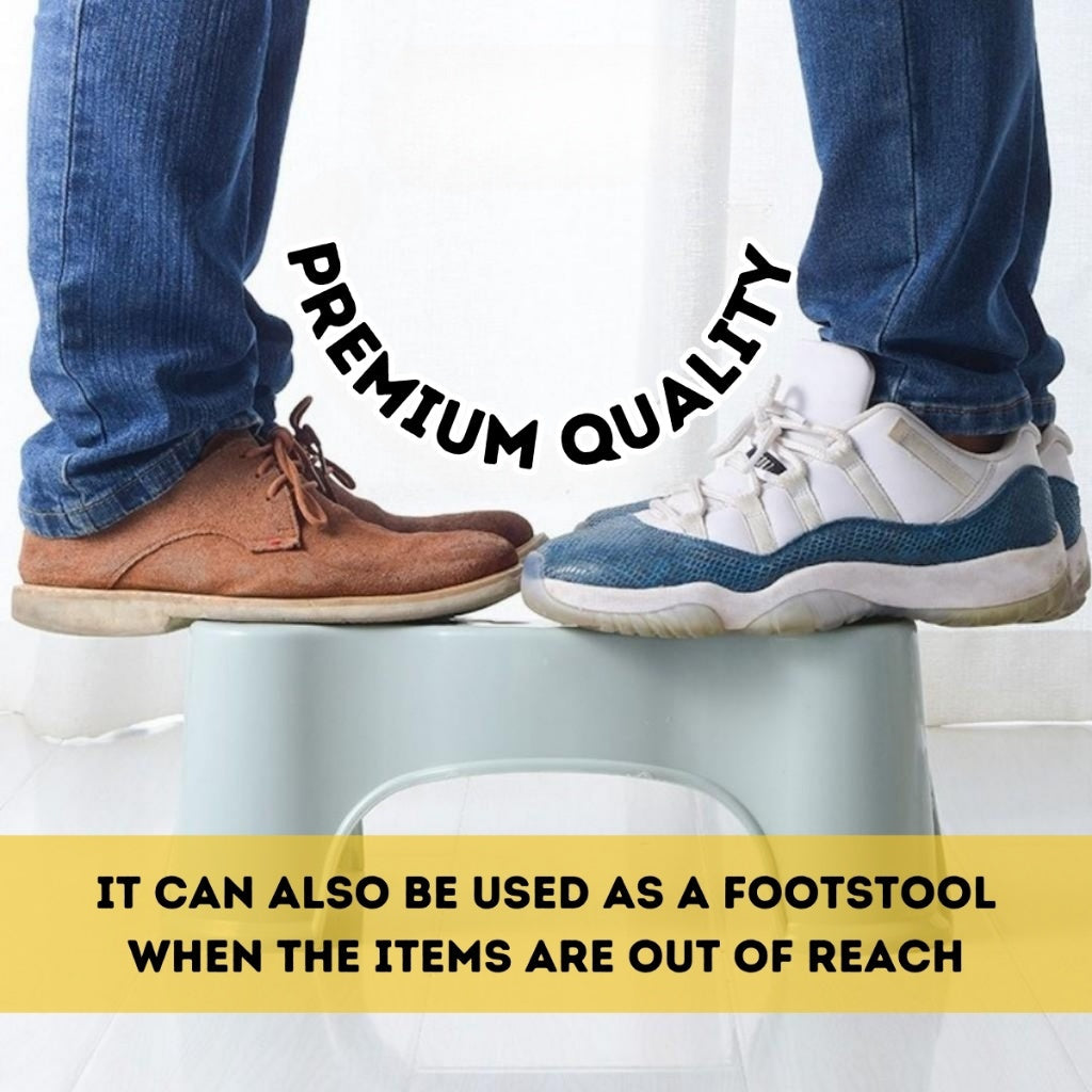C&C Thick Adult Non-slip Foot Stool Squat Toilet Stool Squatty Potty Bathroom Toilet Stool Sit Seat Kerusi tandas
