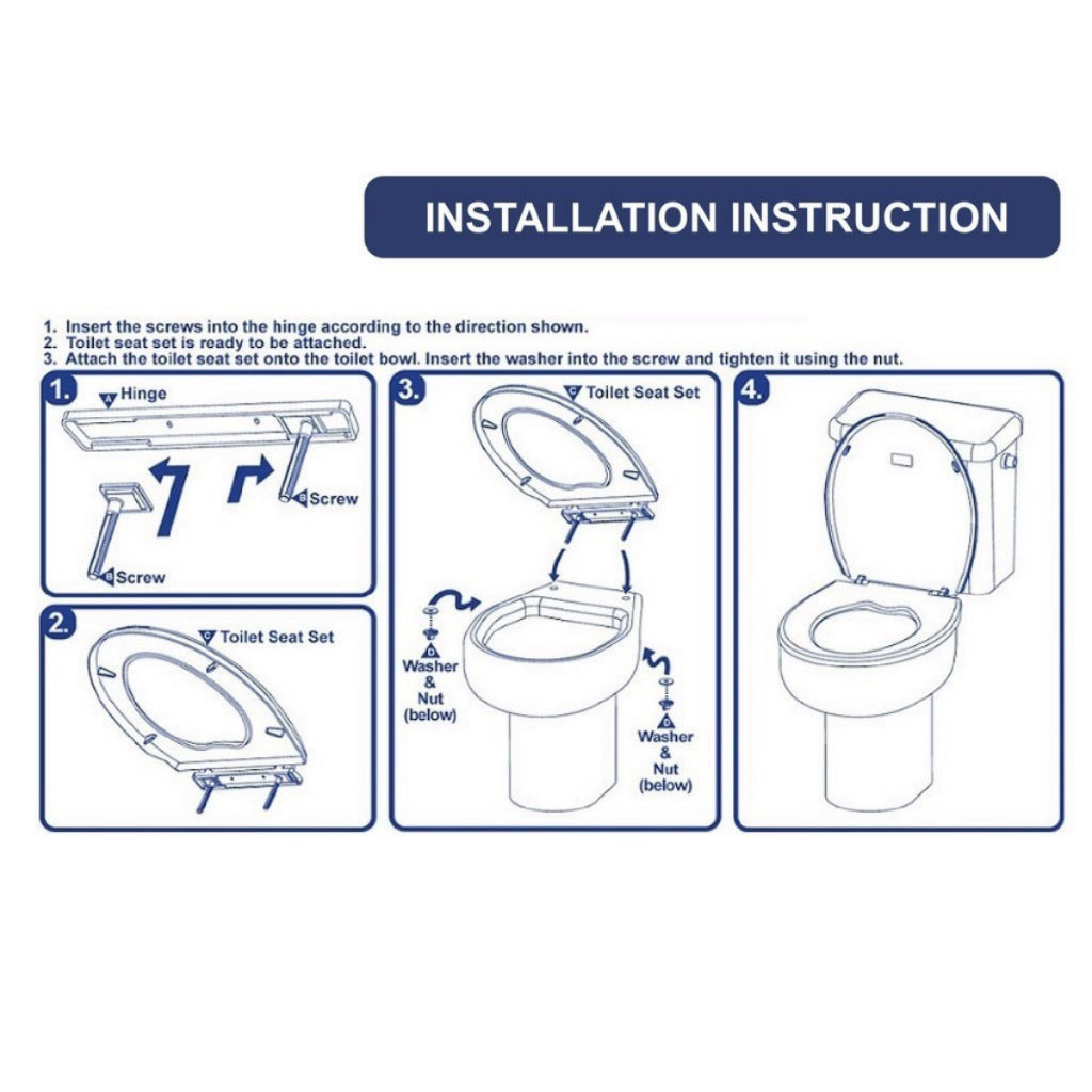 Adult + Kids Dual Toilet Seat Cover Dual Function Child Potty Train Bowl Mangkuk Tandas Dewasa Kanak-kanak Kerusi Duduk
