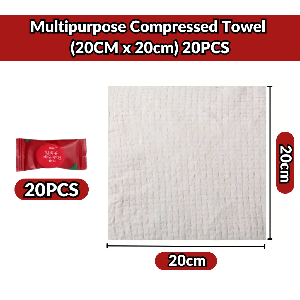 CNC 1PC Compressed Cotton Towel Disposable Portable Travel  Body Facial Towel Candy Size Towel