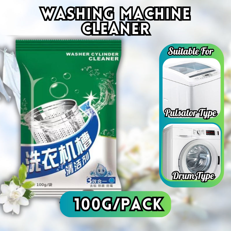 C&C Washing Machine Cleaner Powder Serbuk Pembersih Mesin Basuh Tank Cleaning Drum Cleaner Powder Detergent 100g