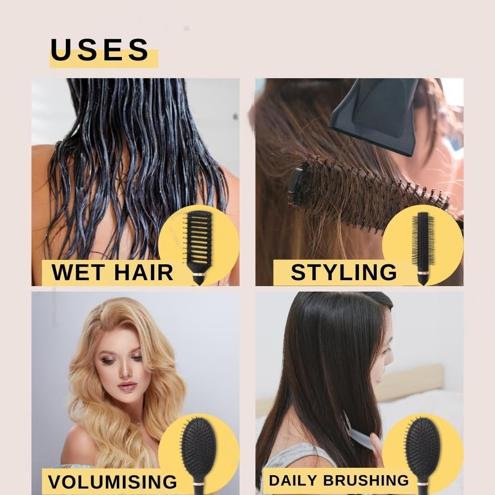 Anti Static Massage Large Comb High Temperature Resistance Hair Brush Scalp Volume Hijab Muslim Sikat Rambut
