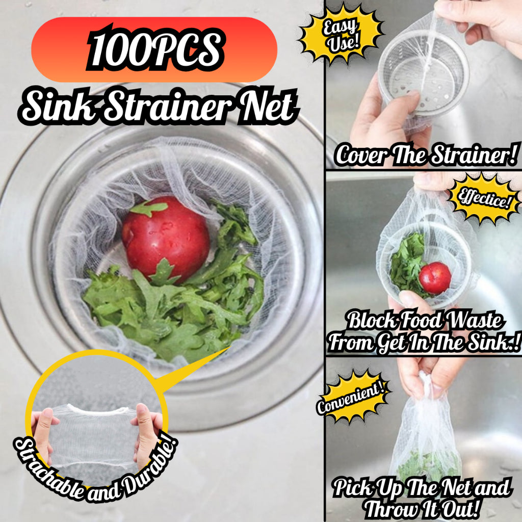 C&C Stainless Steel Sink Garbage Strainer Filter Waste Thick Drainage Hole Strainer Penapis Sampah for Kitchen Sinks