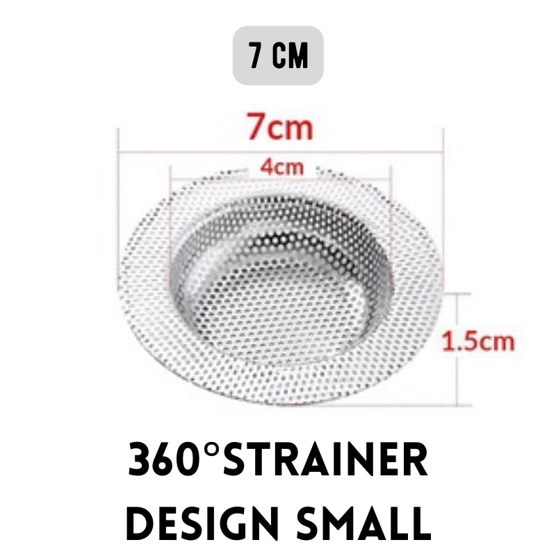C&C Stainless Steel Sink Filter Sink Strainer Drainer Drain Filter Kitchen Strainer Bekas Penapis Air Sinki