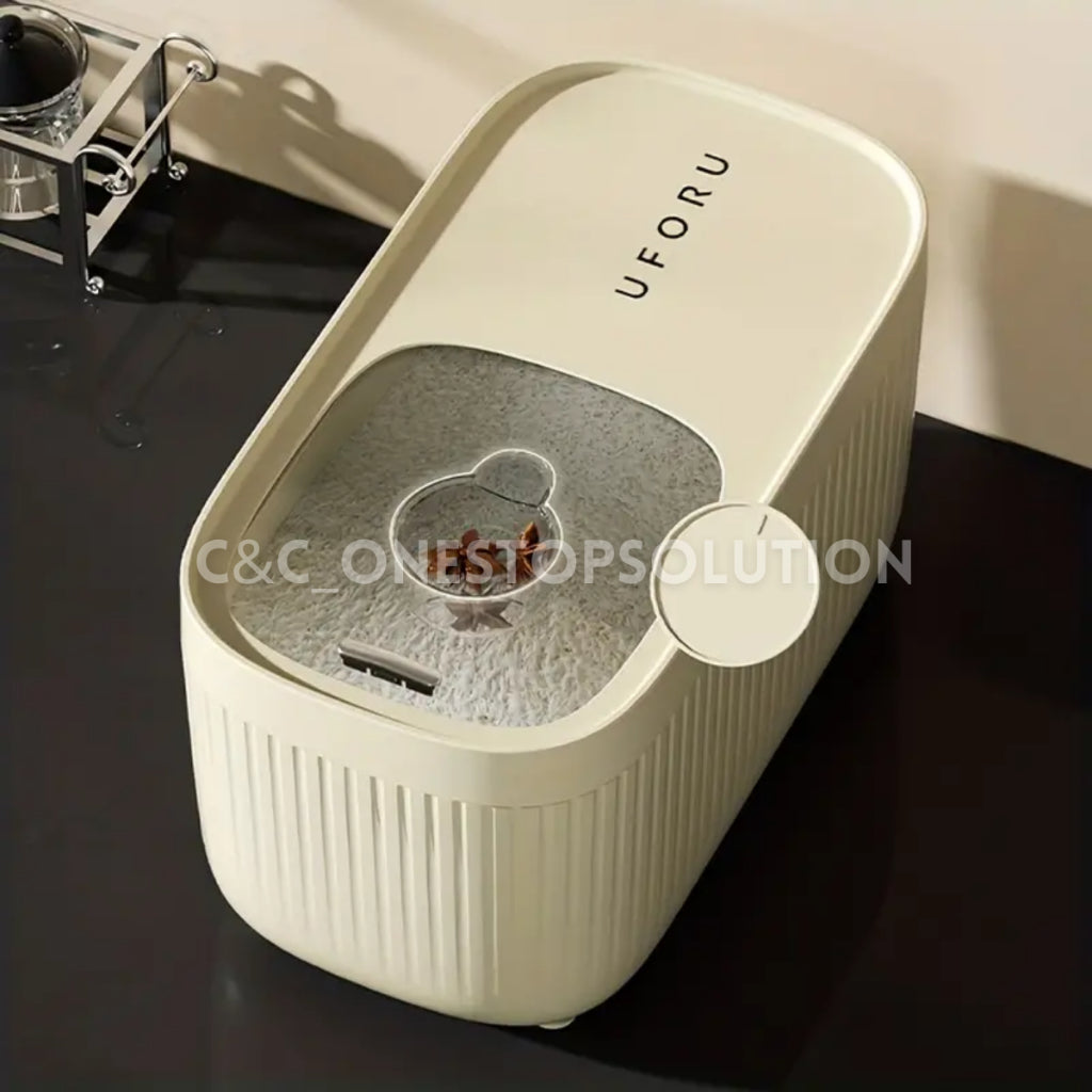 C&C 10kg Rice Dispenser Airtight Automatic Rice Dispenser Rice Storage Box Rice Box Bekas Beras 10kg Bekas Telur