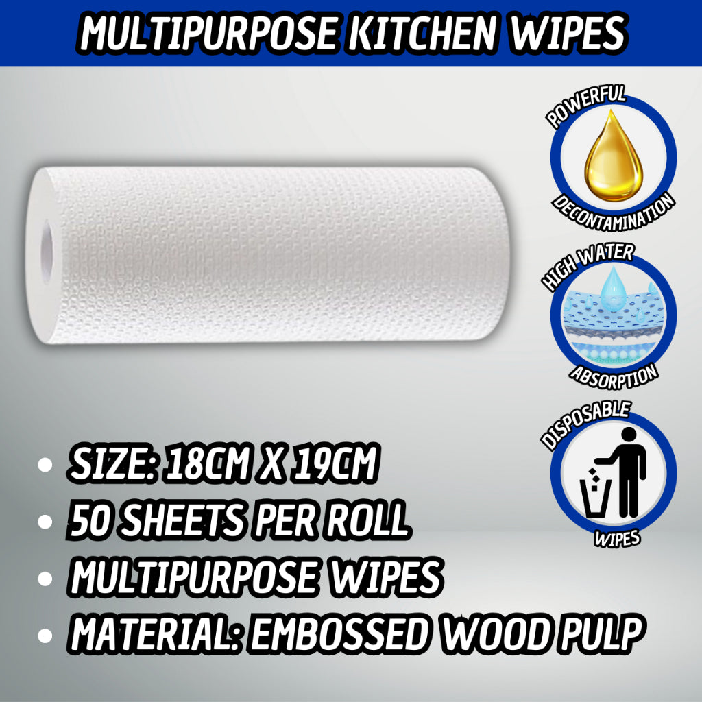 C&C Super Wet Mop Wiper Disposable Wet Tissue Antibacterial Wipes Super Wet Wipes Sheet Tisu Pengelap Lantai