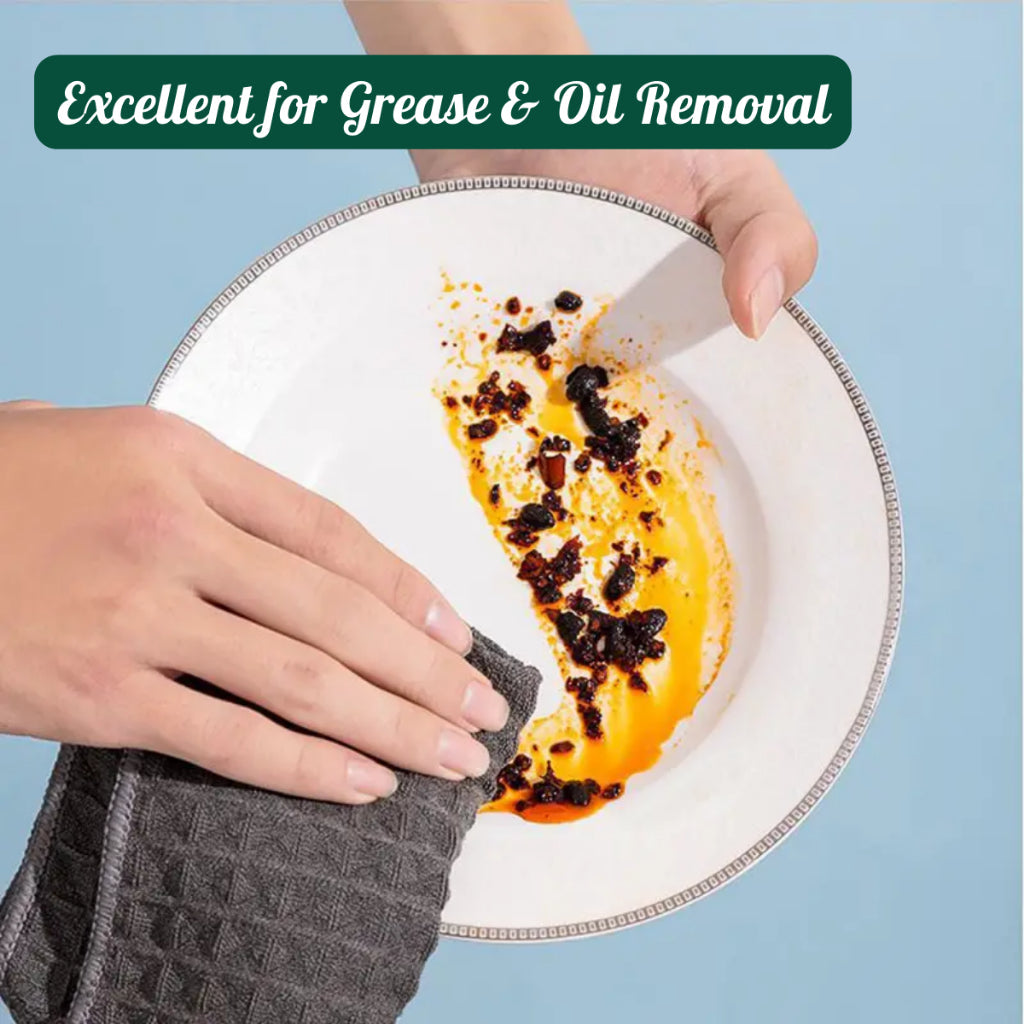 C&C Waffle Cloth Table Cleaning Dishwashing Cloth Microfiber Scouring Pad Absorbent Towel Tuala Serap Air