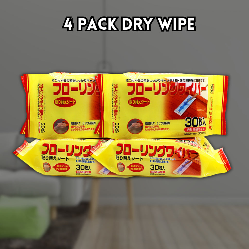Dry Floor Wipes Tisu lantai kering Electrostatic Dust Disposable Floor Cleaning Wiper Flat Mop Tissue Pakai Buang