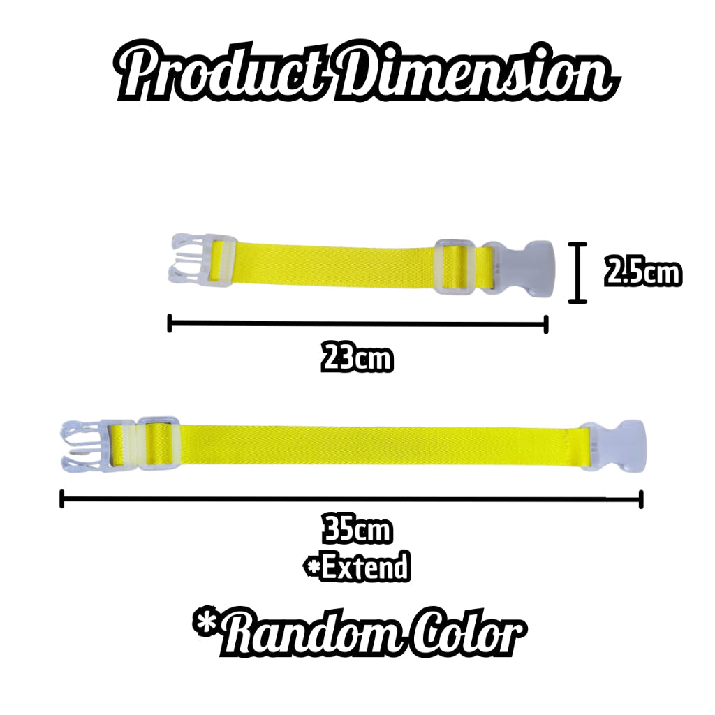 C&C Adjustable Travel Suitcase Luggage Carrier Strap Buckle Baggage Belt Hanging Strap Bagasi Tali Gantung Klip