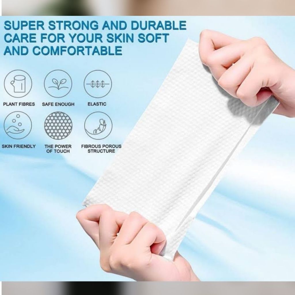 C&C Tissue Kapas Muka Face Towel Make Up Facial Tissue Disposable Facial Cotton Facial Towel